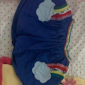 Rainbow mini boden a line skirt